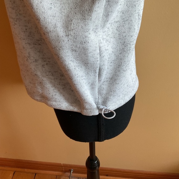Thread & Supply Light Gray Speckled Quarter-Zip Sweatshirt - Picture 3 of 6
